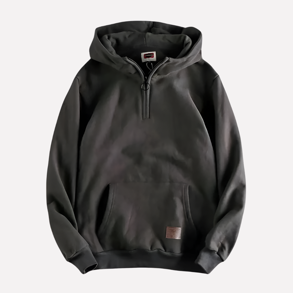 Herren-Half-Zip-Hoodie