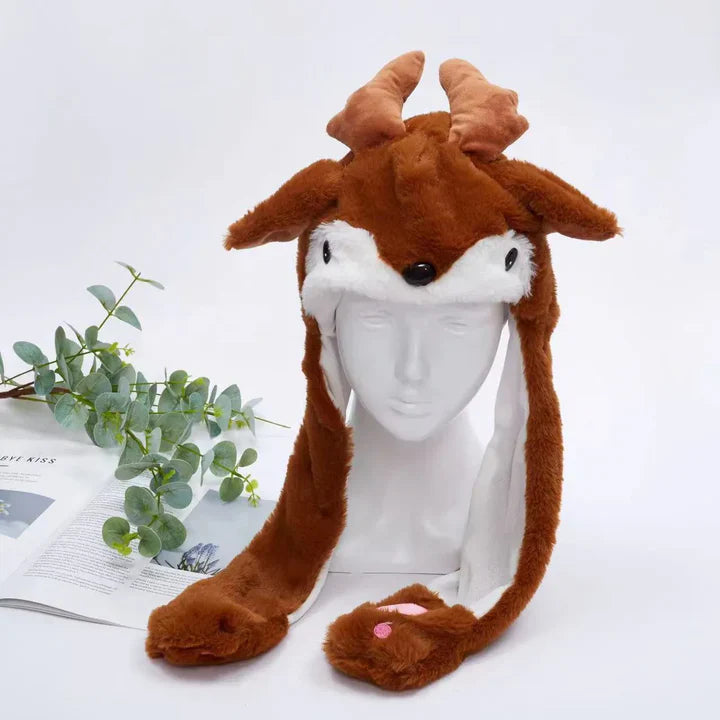 Bounce Bunny – Niedliche Mütze mit beweglichen Ohren für Spaß und Wärme
