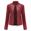 Stylische Damenjacke aus Kunstleder