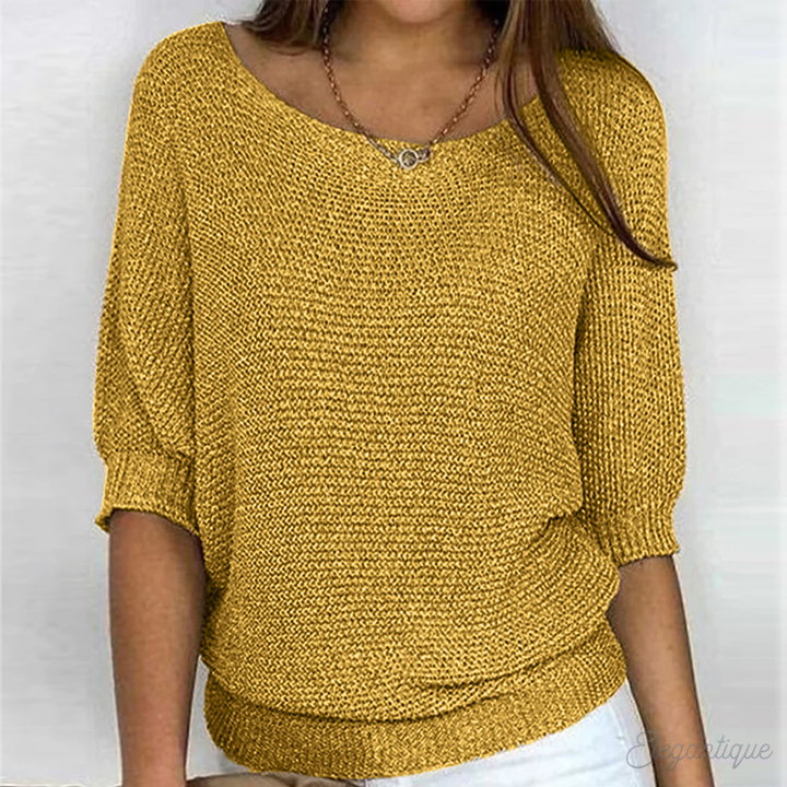 Solider, lässiger Oversize-Pullover für Damen