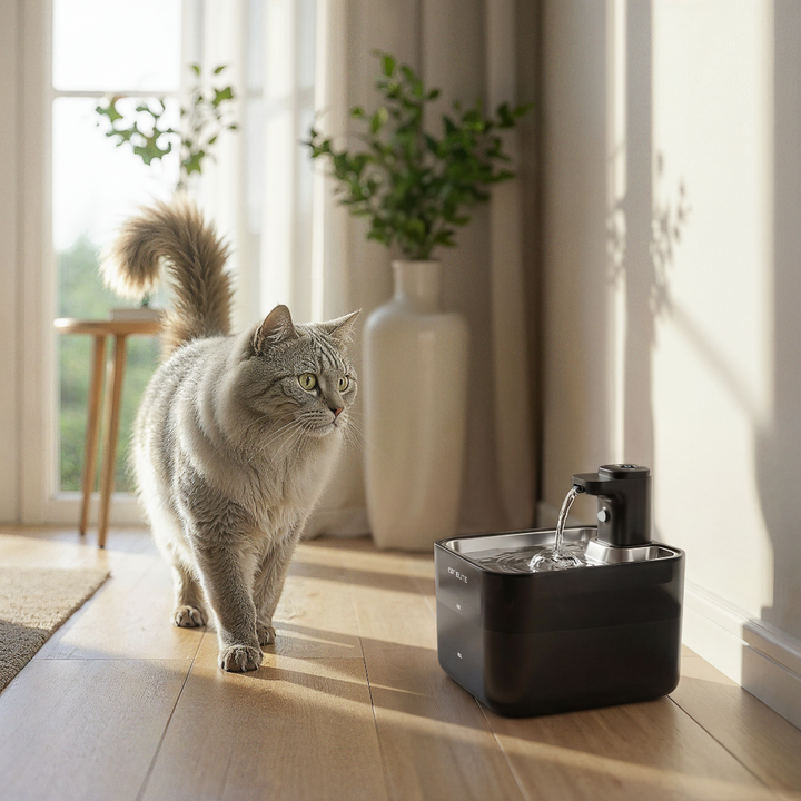 Kabelloser Trinkbrunnen für Katzen