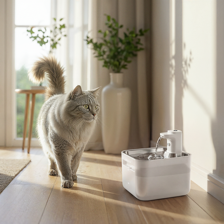 Kabelloser Trinkbrunnen für Katzen
