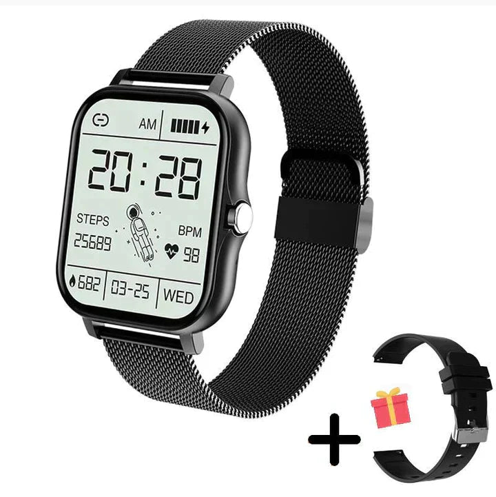 Smartwatch für Fitness, Bluetooth-Telefonie und Gesundheitsüberwachung