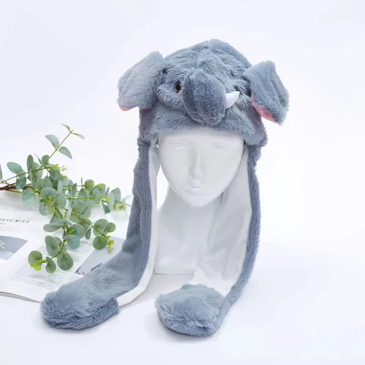 Bounce Bunny – Niedliche Mütze mit beweglichen Ohren für Spaß und Wärme