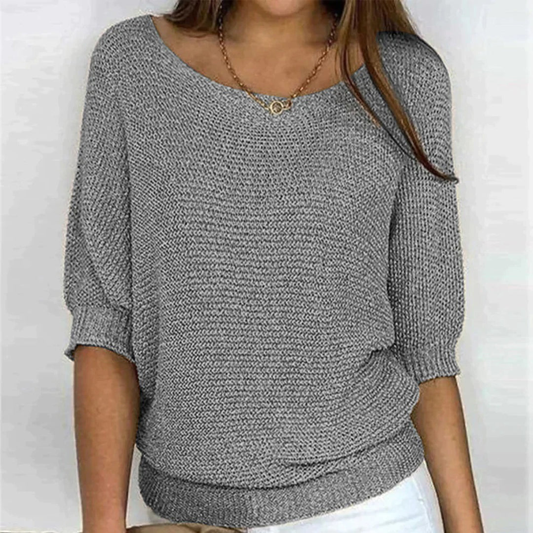 Solider, lässiger Oversize-Pullover für Damen