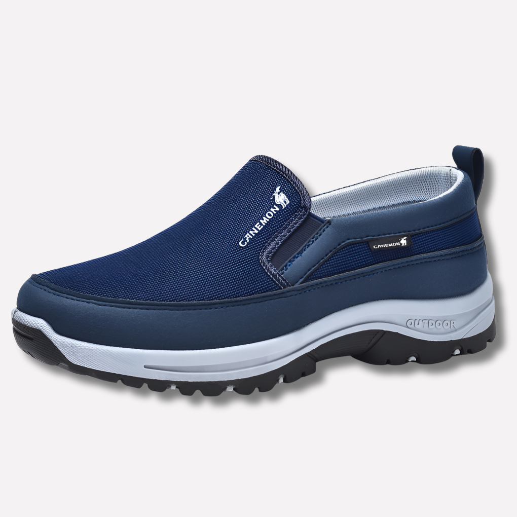Wasserabweisend. Für Gleichgewicht konzipiert. Schuhe für Komfort bei jedem Wetter.