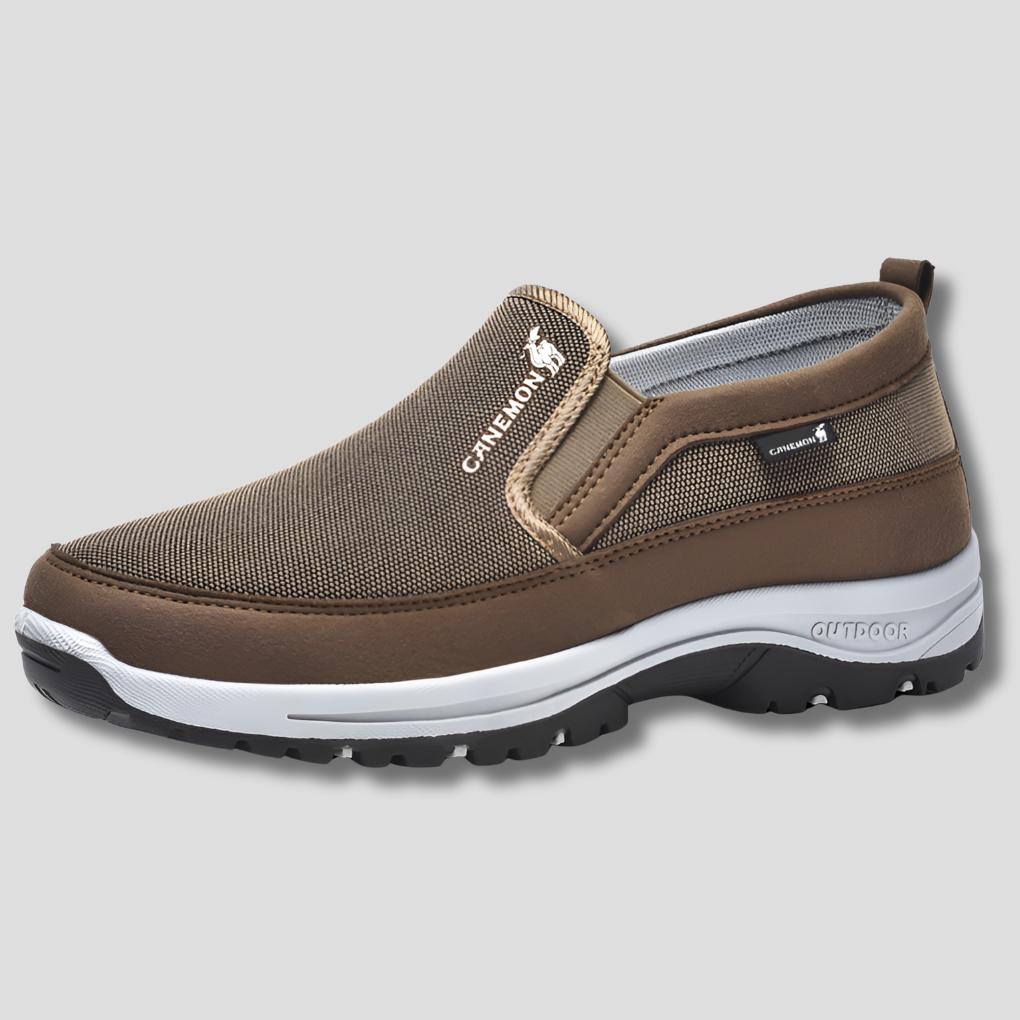 Wasserabweisend. Für Gleichgewicht konzipiert. Schuhe für Komfort bei jedem Wetter.