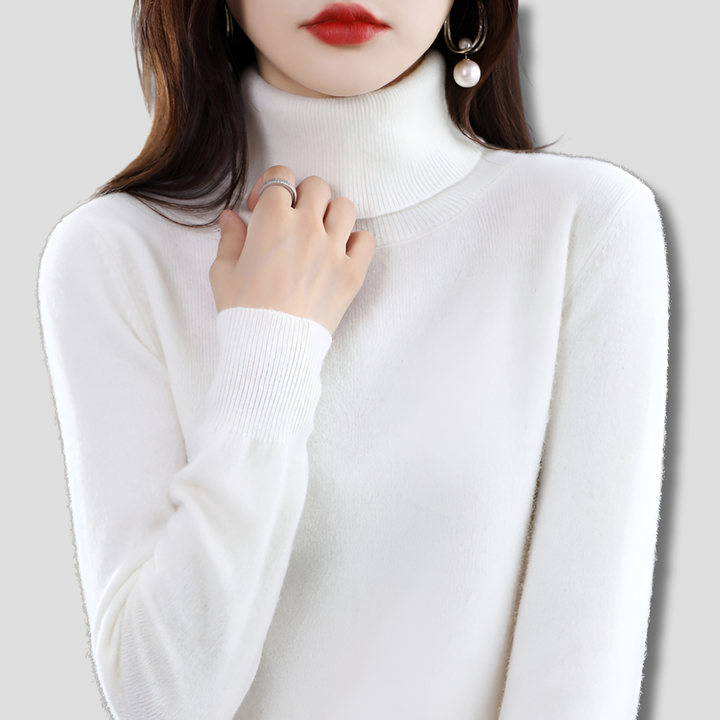 Damen-Rollkragenpullover