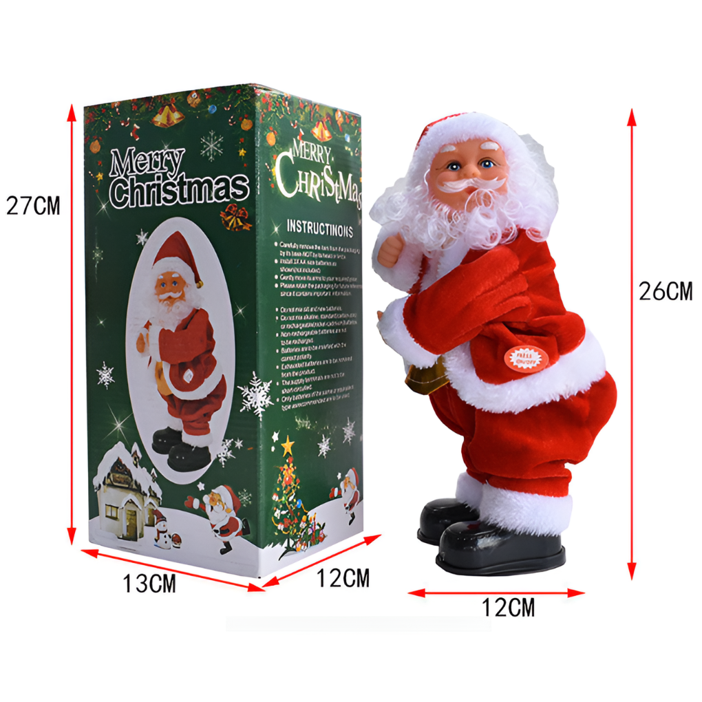 Der singende und tanzende Weihnachtsmann