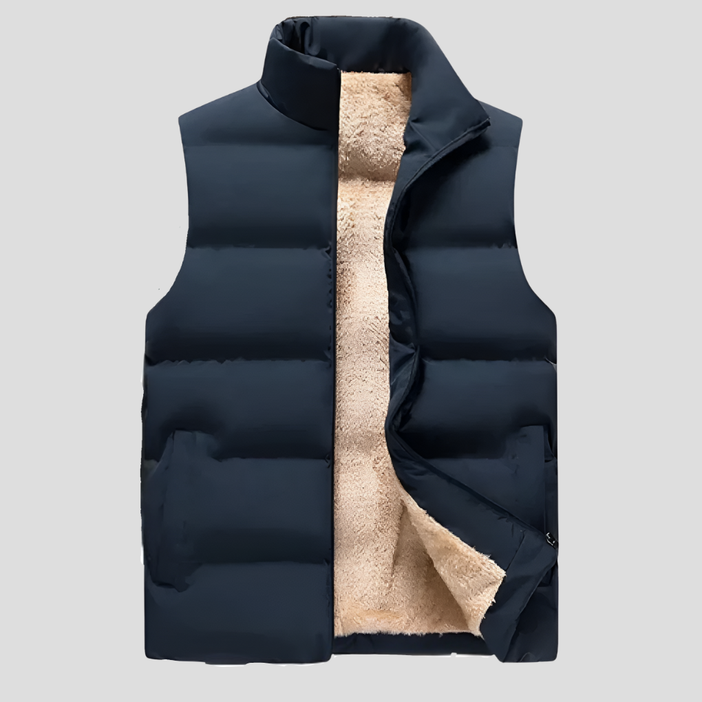 Winterweste aus Wollmischung für Herren