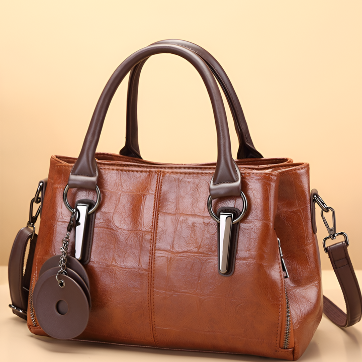 Klassische Handtasche aus Leder