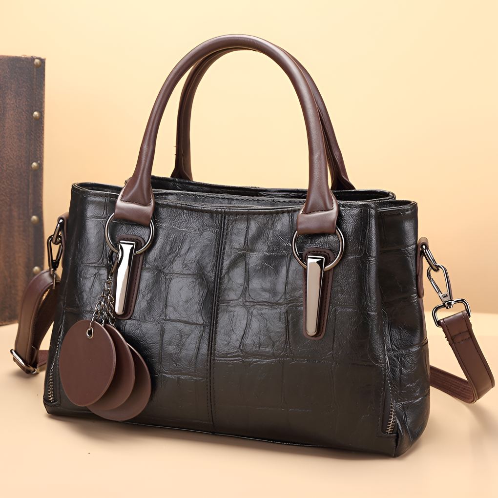 Klassische Handtasche aus Leder