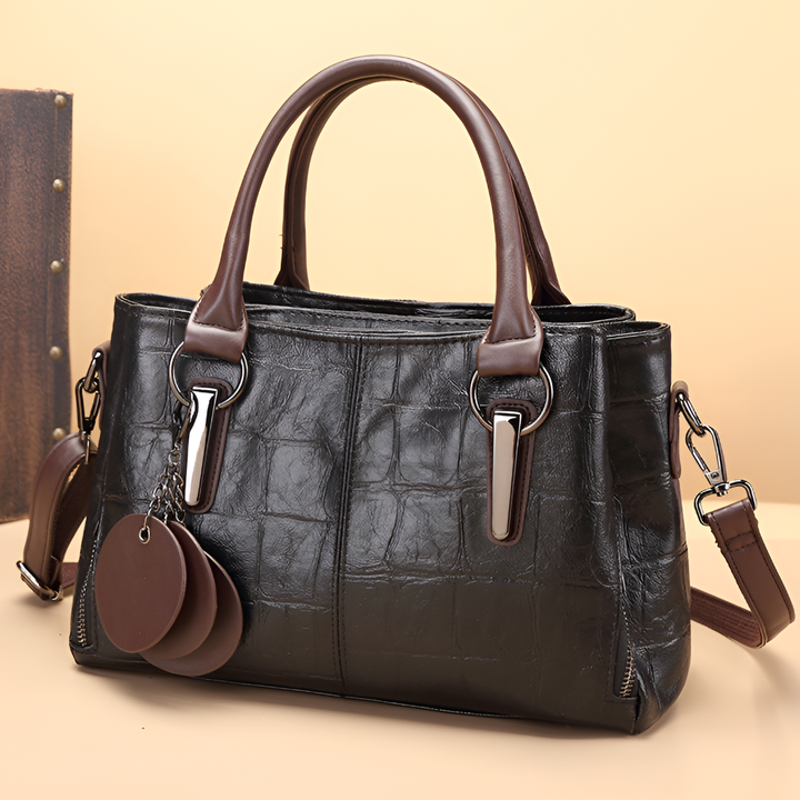 Klassische Handtasche aus Leder
