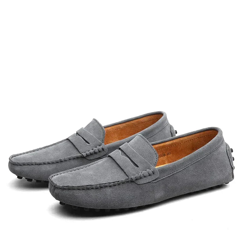 Loafer aus italienischem Wildleder für Herren