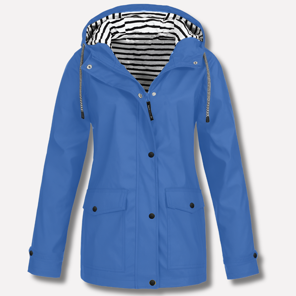Wasserdichte und winddichte Kapuzenjacke für Damen