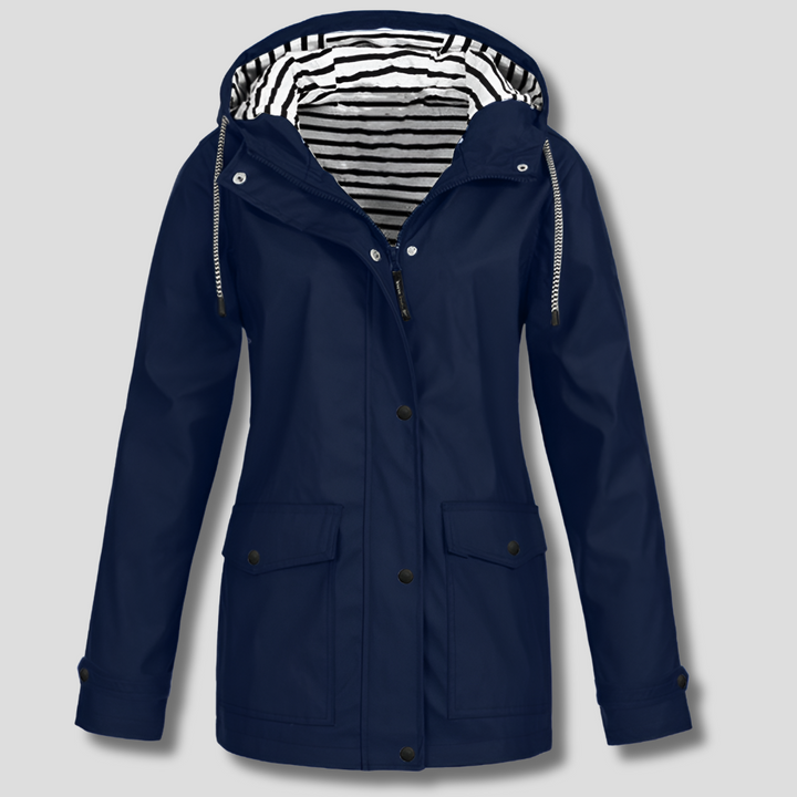 Wasserdichte und winddichte Kapuzenjacke für Damen