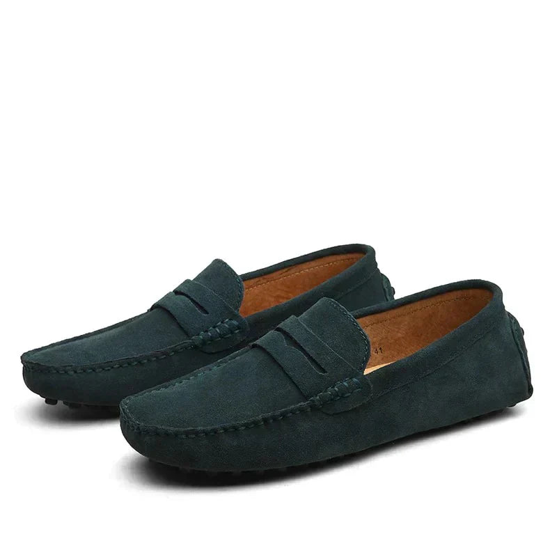 Loafer aus italienischem Wildleder für Herren
