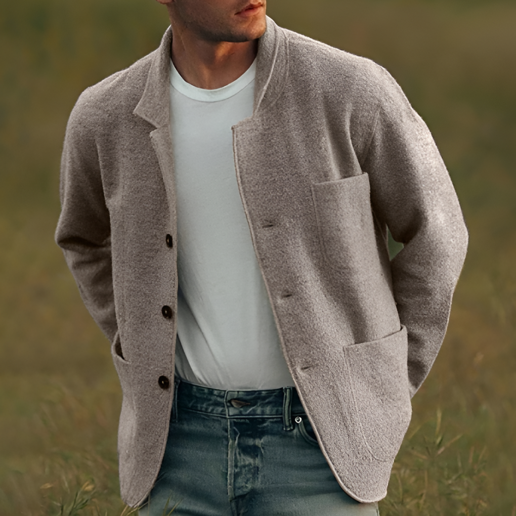 Lässiger karierter Blazer für Herren