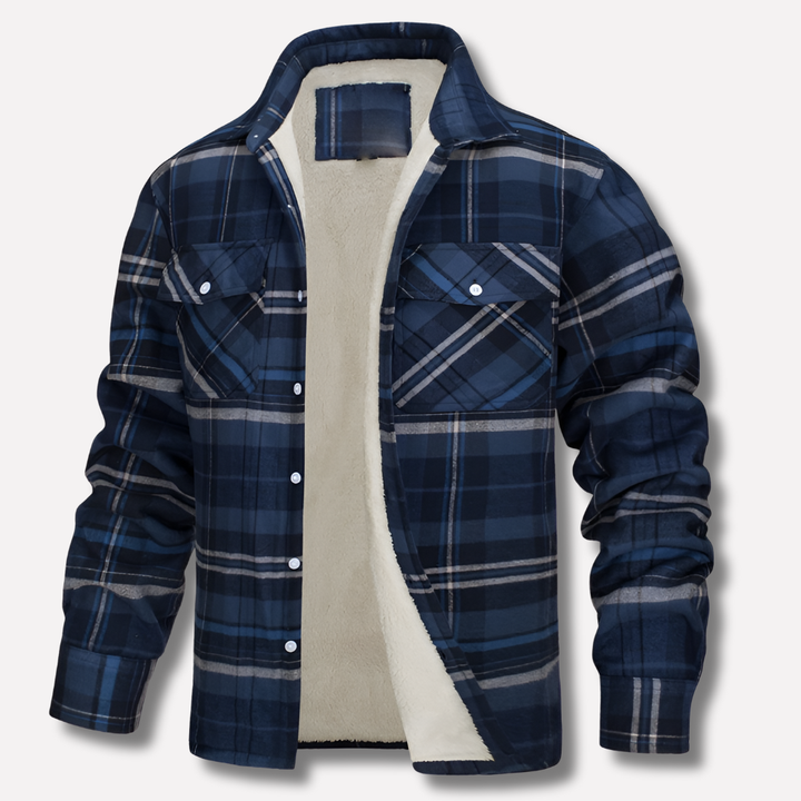 Baumwollhemd mit Karomuster im Lumberjack-Stil