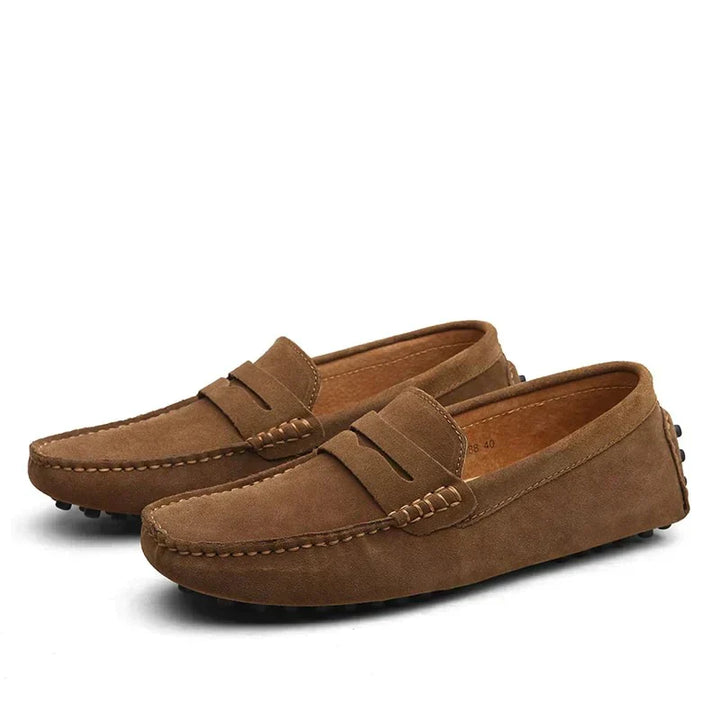 Loafer aus italienischem Wildleder für Herren