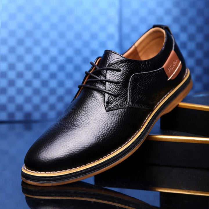 Hochwertige Oxford-Schuhe aus Leder für Herren