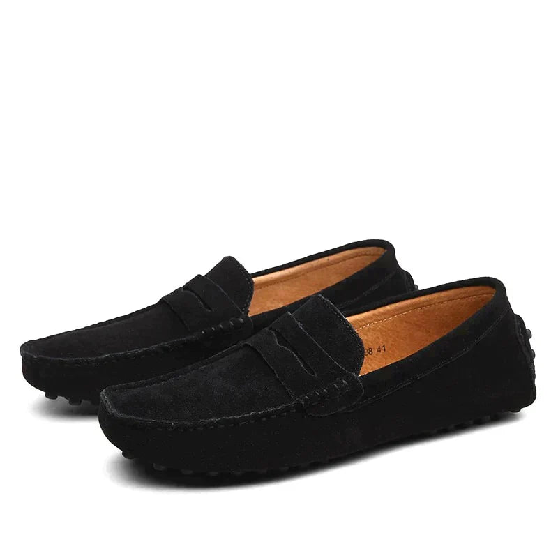Loafer aus italienischem Wildleder für Herren