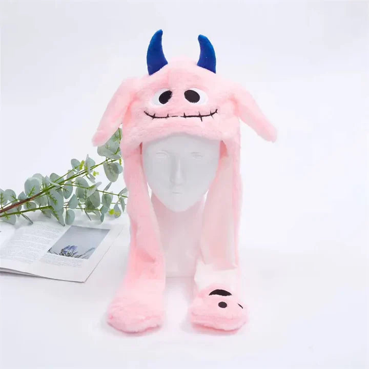 Bounce Bunny – Niedliche Mütze mit beweglichen Ohren für Spaß und Wärme