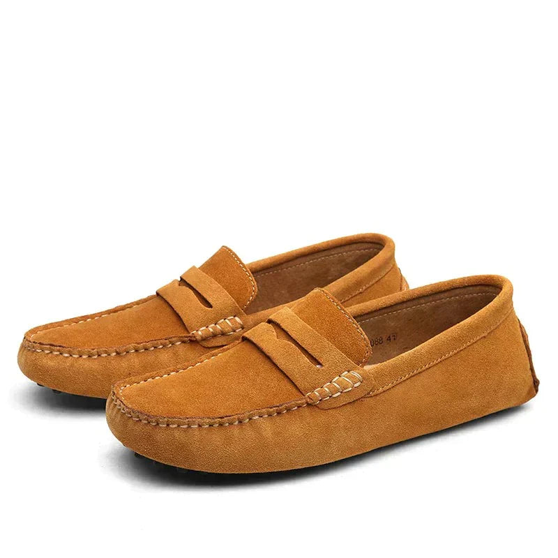 Loafer aus italienischem Wildleder für Herren
