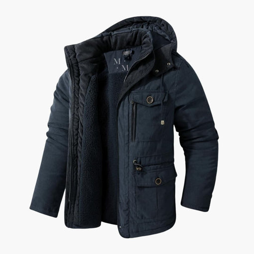 Herren Winterjacke – Kapuzenoberbekleidung