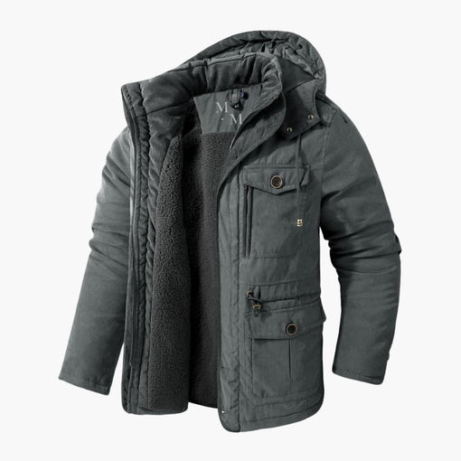 Herren Winterjacke – Kapuzenoberbekleidung