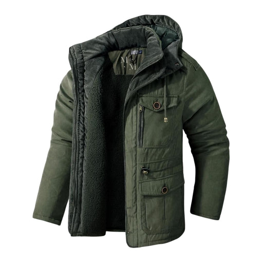 Herren Winterjacke – Kapuzenoberbekleidung