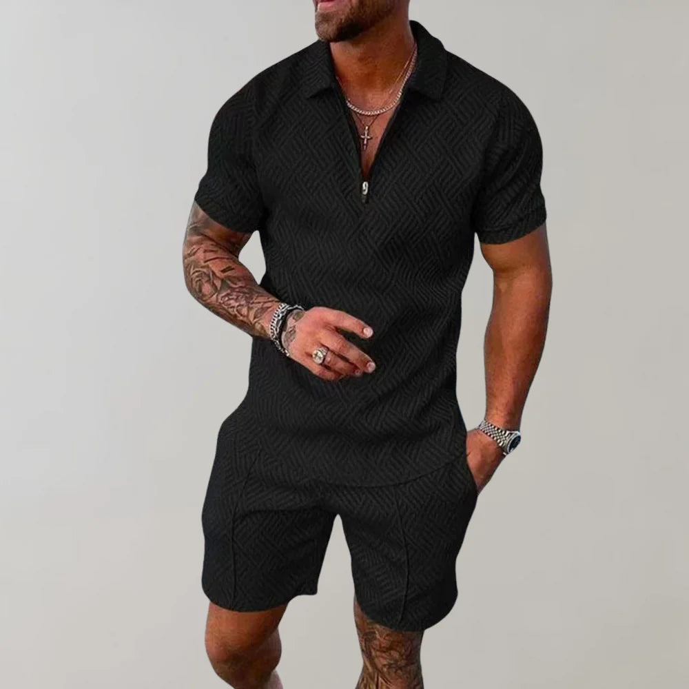 Zweiteiliges Sommer-Set für Herren – lässiger Komfort, ideal für Sommertage