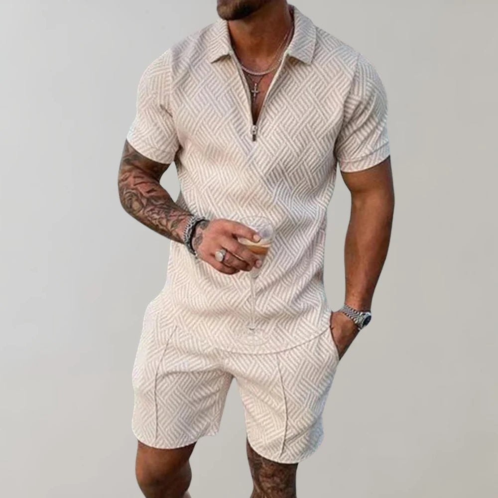 Zweiteiliges Sommer-Set für Herren – lässiger Komfort, ideal für Sommertage