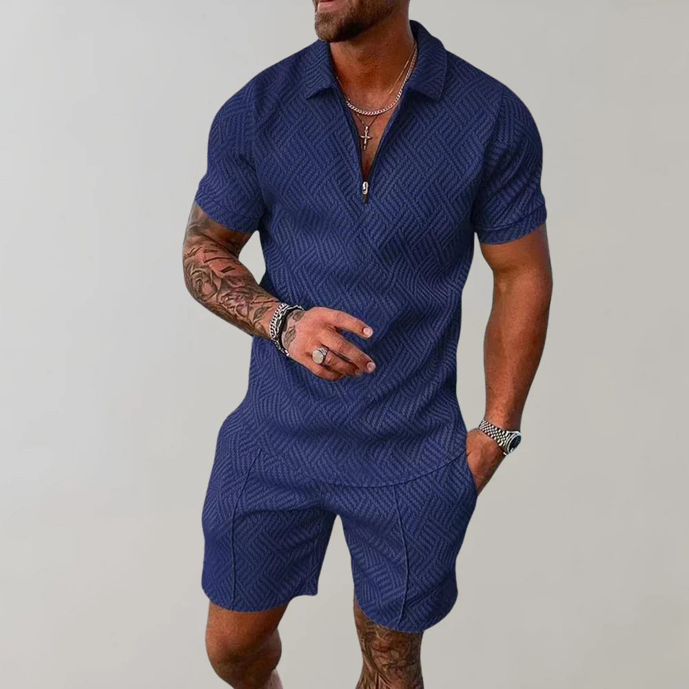 Zweiteiliges Sommer-Set für Herren – lässiger Komfort, ideal für Sommertage