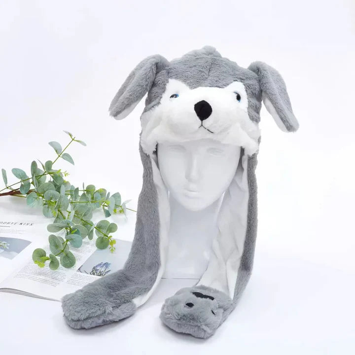 Bounce Bunny – Niedliche Mütze mit beweglichen Ohren für Spaß und Wärme