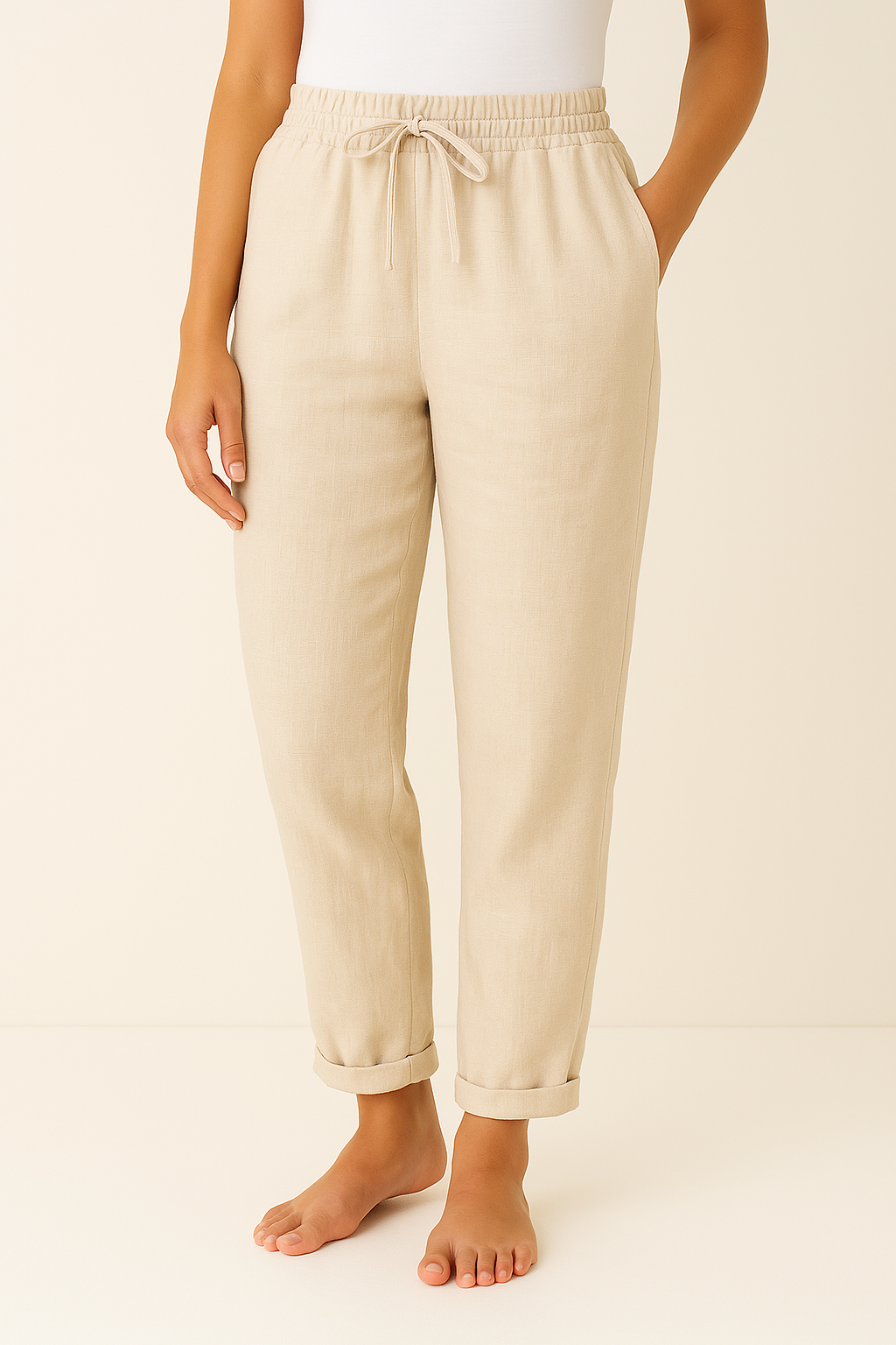 Leinenhose für Damen