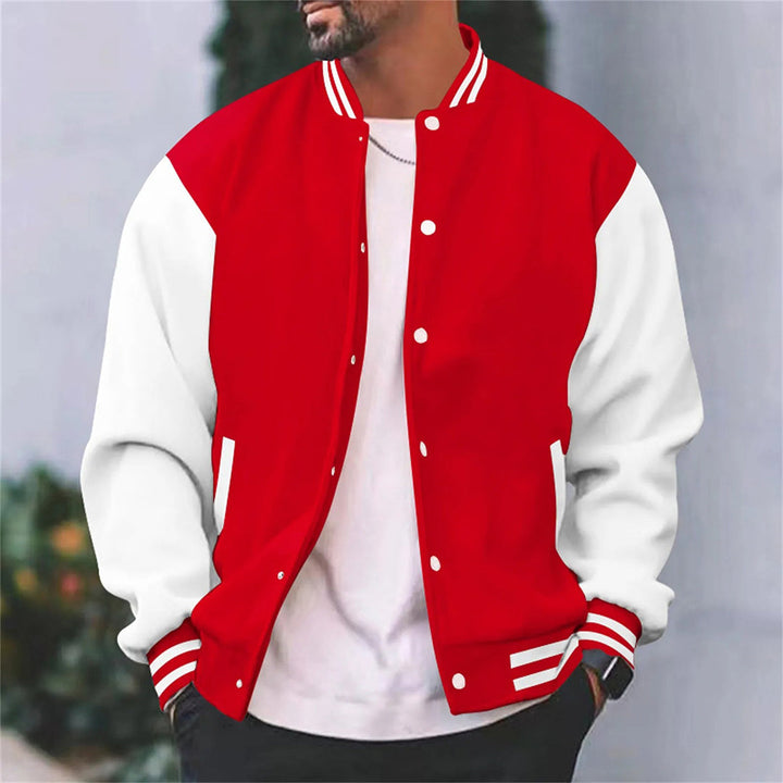Lässige Baseballjacke für Herren für den Herbst