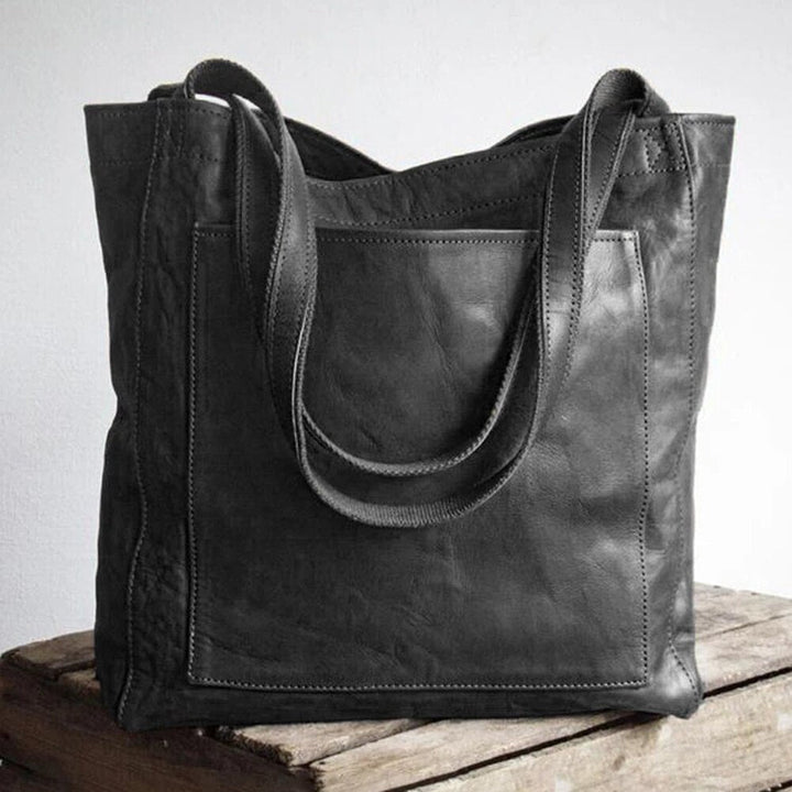Luxuriöse Tote-Umhängetasche aus Leder für Damen