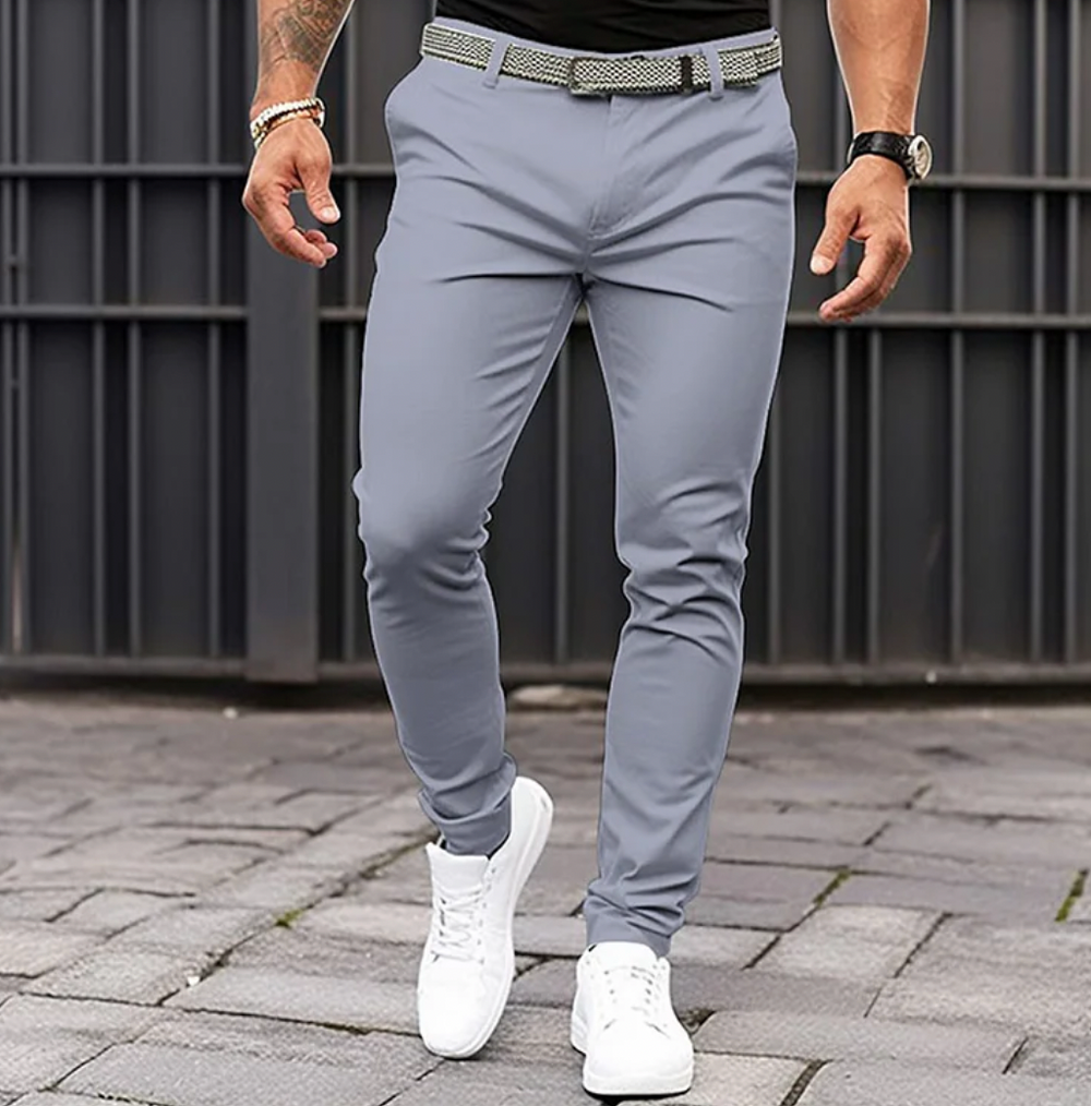 Stijlvolle en comfortabele herenbroek van premium katoenmix | Geschikt voor elk seizoen | Duurzame afwerking voor langdurig behoud | Shop nu! afbeelding 16