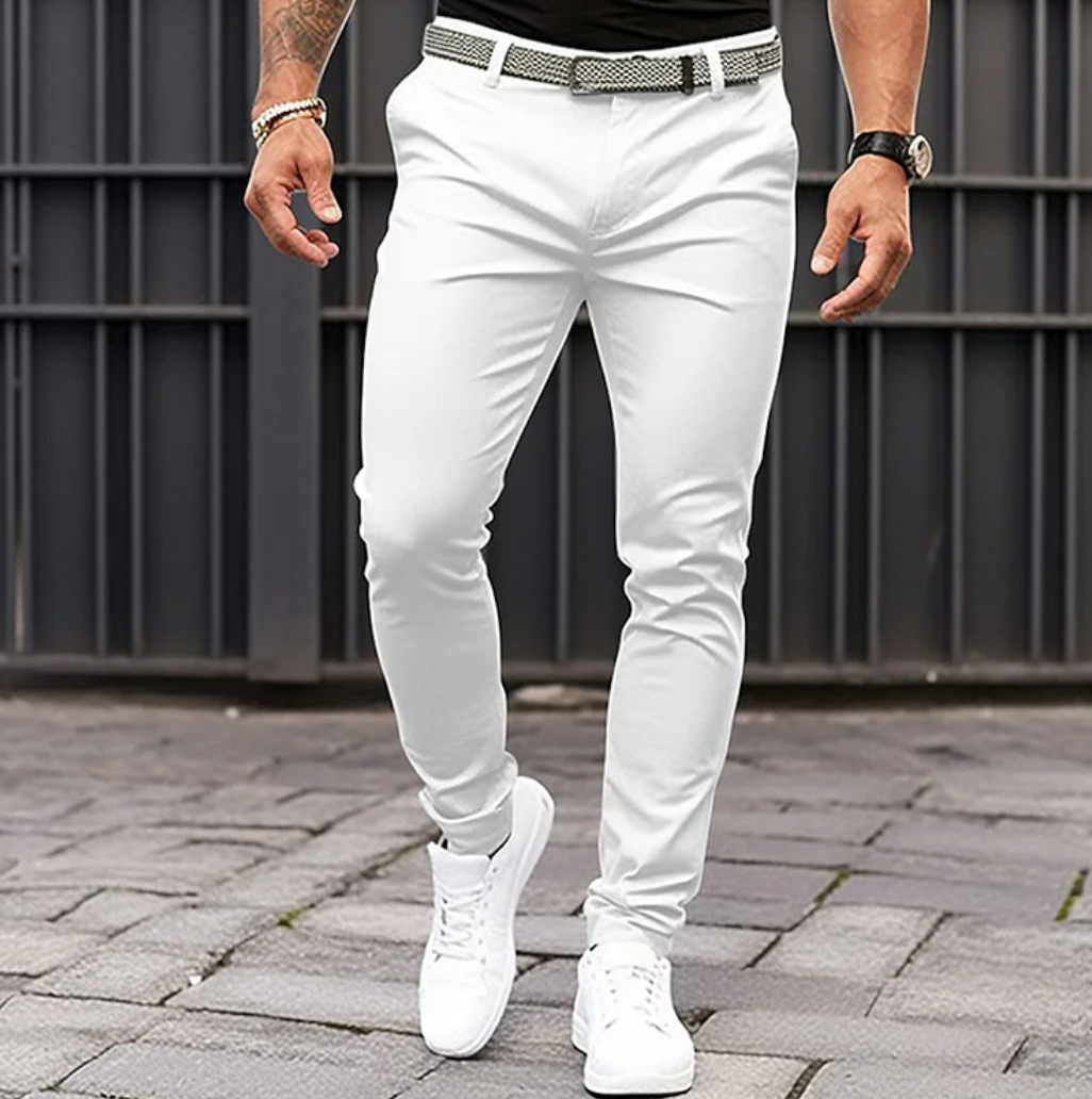Stijlvolle en comfortabele herenbroek van premium katoenmix | Geschikt voor elk seizoen | Duurzame afwerking voor langdurig behoud | Shop nu! afbeelding 24
