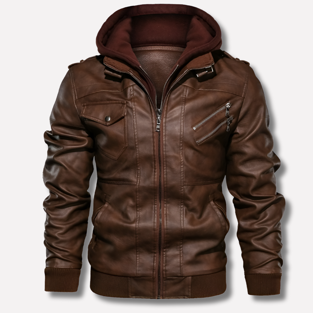 Herren Kapuzenjacke mit mehreren Taschen