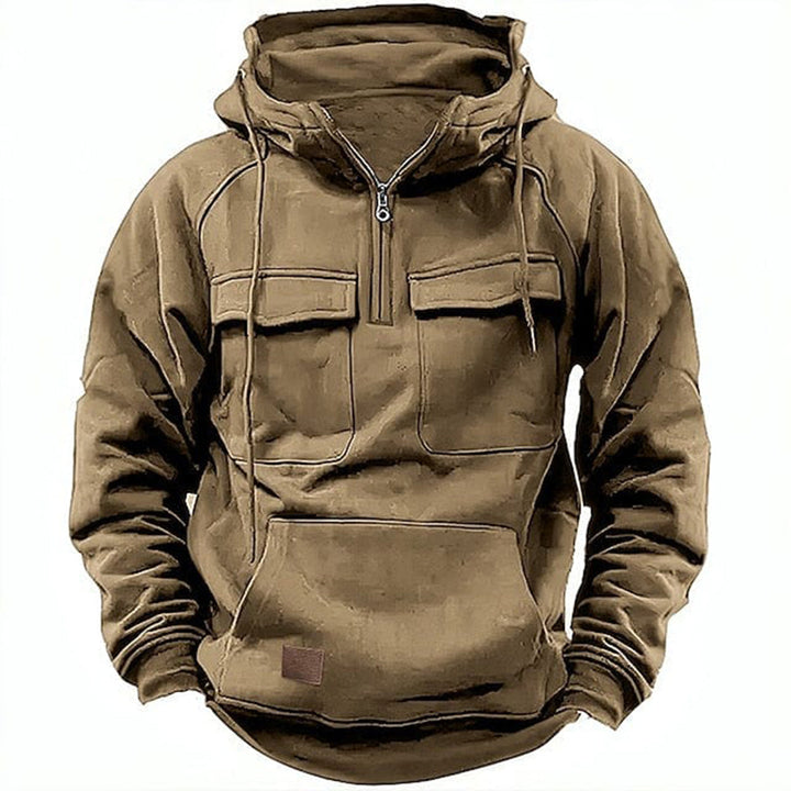 Retro-Motorrad-Hoodie für Herren