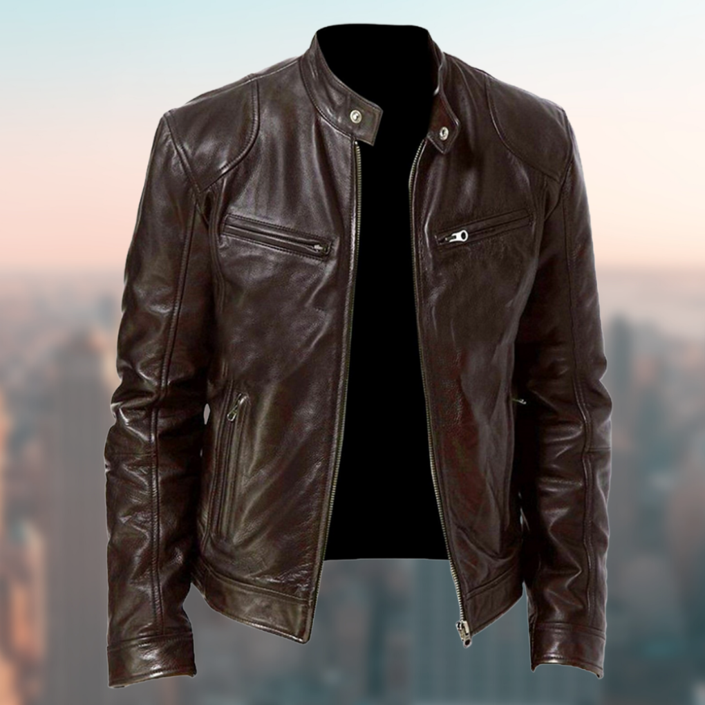 Herren-Lederjacke