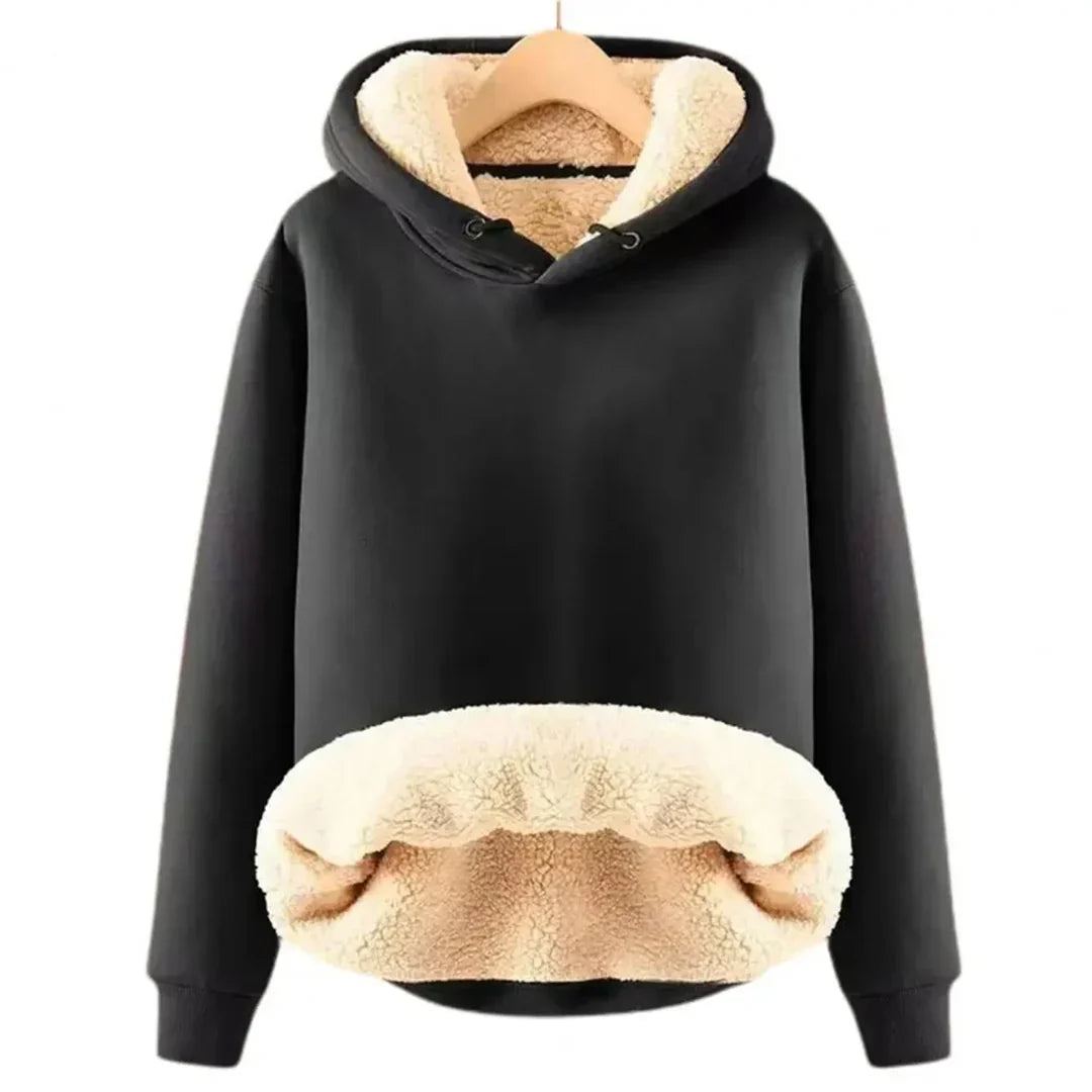 Weicher und warmer Damen-Hoodie mit kuscheligem Fleecefutter