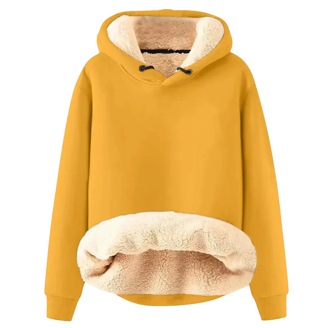 Weicher und warmer Damen-Hoodie mit kuscheligem Fleecefutter