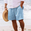 Stilvolle und Atmungsaktive Leinen-Shorts für Herren