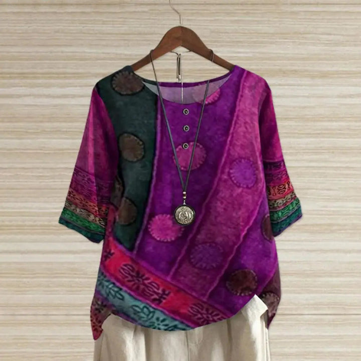 Elegantes Rundhals-Top