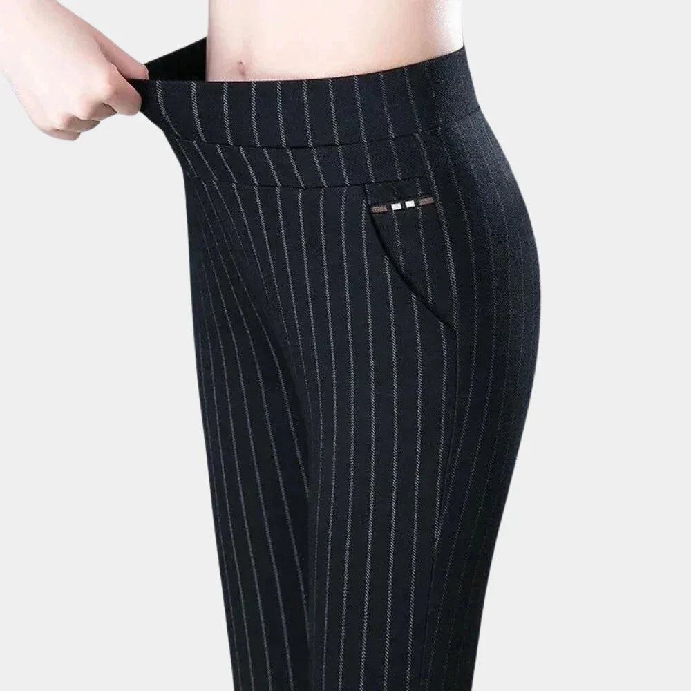 Bequeme Stretchhose mit hoher Taille
