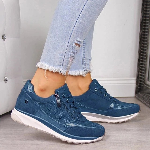 Sneakers für Damen, entworfen für Ausgewogenheit, atmungsaktiv und stützend