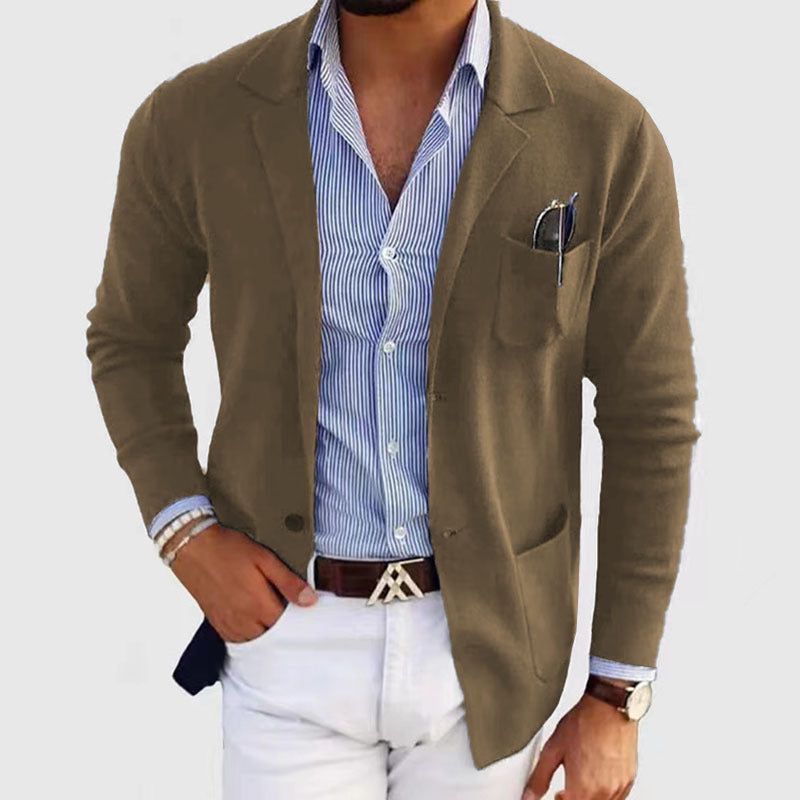 Herren Strickblazer